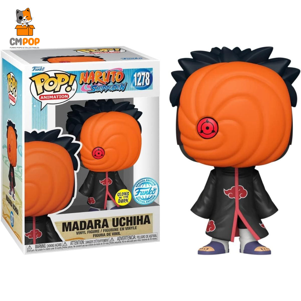 Madara Uchiha - #1278 Funko Pop! Naruto Animation Gitd Special Edition Exclusive Pop