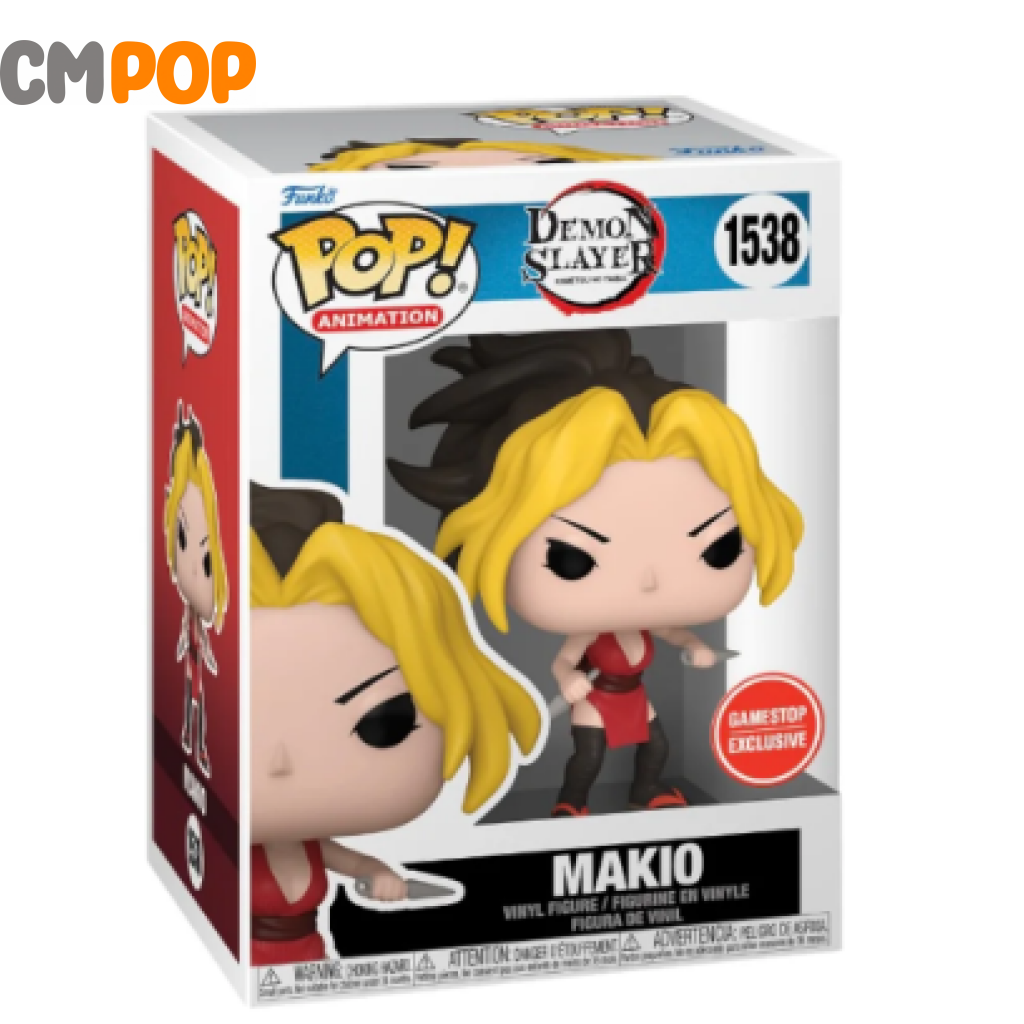 Makio - #1538 Funko Pop! Demon Slayer Gamestop Exclusive Pop