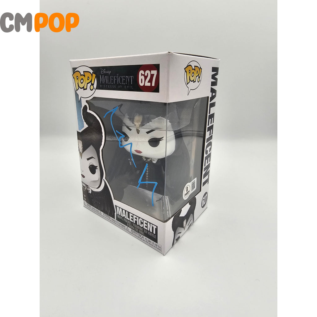 Maleficent - #627 Funko Pop! Disney Mistress Of Evil Signed By Angelina Jolie Certified Pop