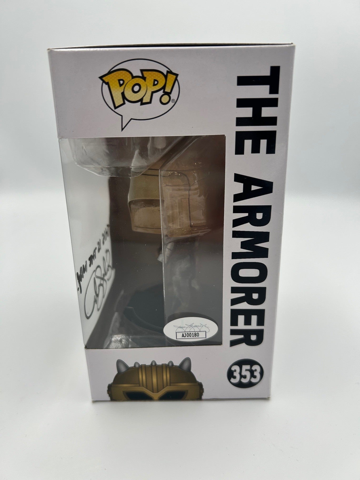 The Armourer - #353 - Funko Pop! - Star Wars The Mandalorian - Signed By  Emily Swallow