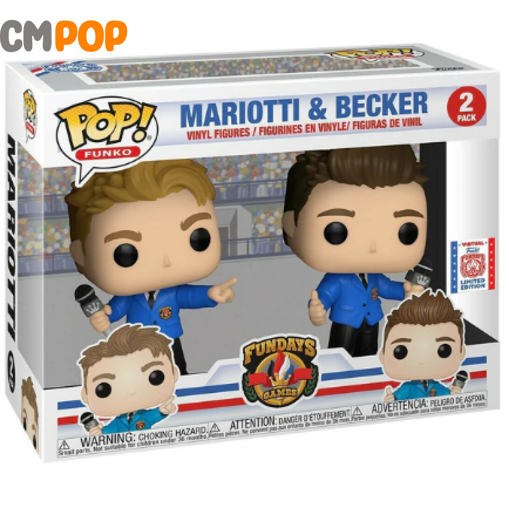 Mariotti & Becker - 2Pk Funko Pop! Fundays Games 2021 Limited Edition Pop