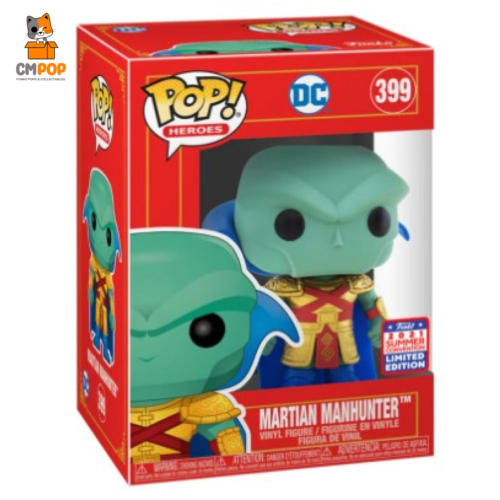Martian Manhunter- #399 - Funko Pop! Dc Batman Summer 2021 Exclusive Pop