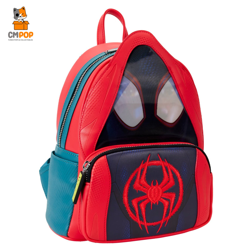 Marvel Spiderverse Miles Morals Hoody Cosplay Mini Backpack - Loungefly