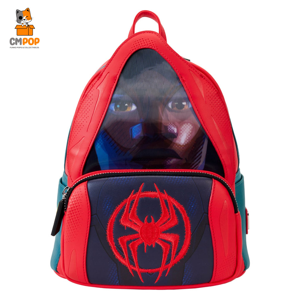 Marvel Spiderverse Miles Morals Hoody Cosplay Mini Backpack - Loungefly