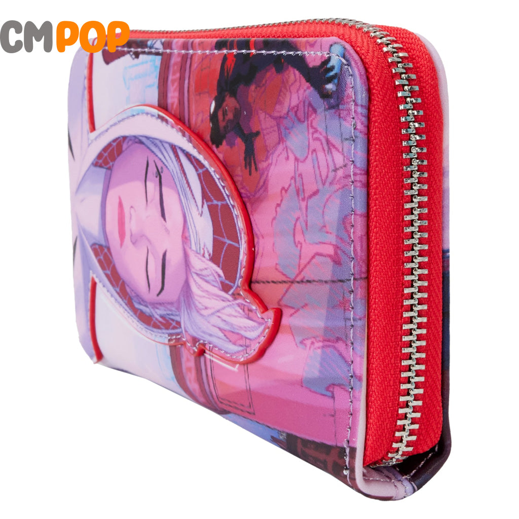 Marvel Spiderverse Spidergwen Zip Around Wallet - Loungefly