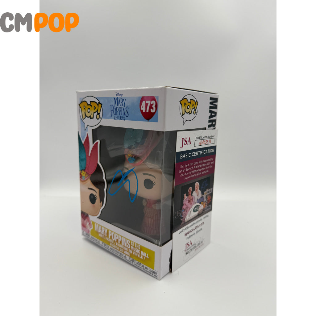 Mary Poppins at the Music Hall - #473 - Funko Pop! - Mary Poppins Returns - Signed by Emily Blunt- Certified Pop! Funko