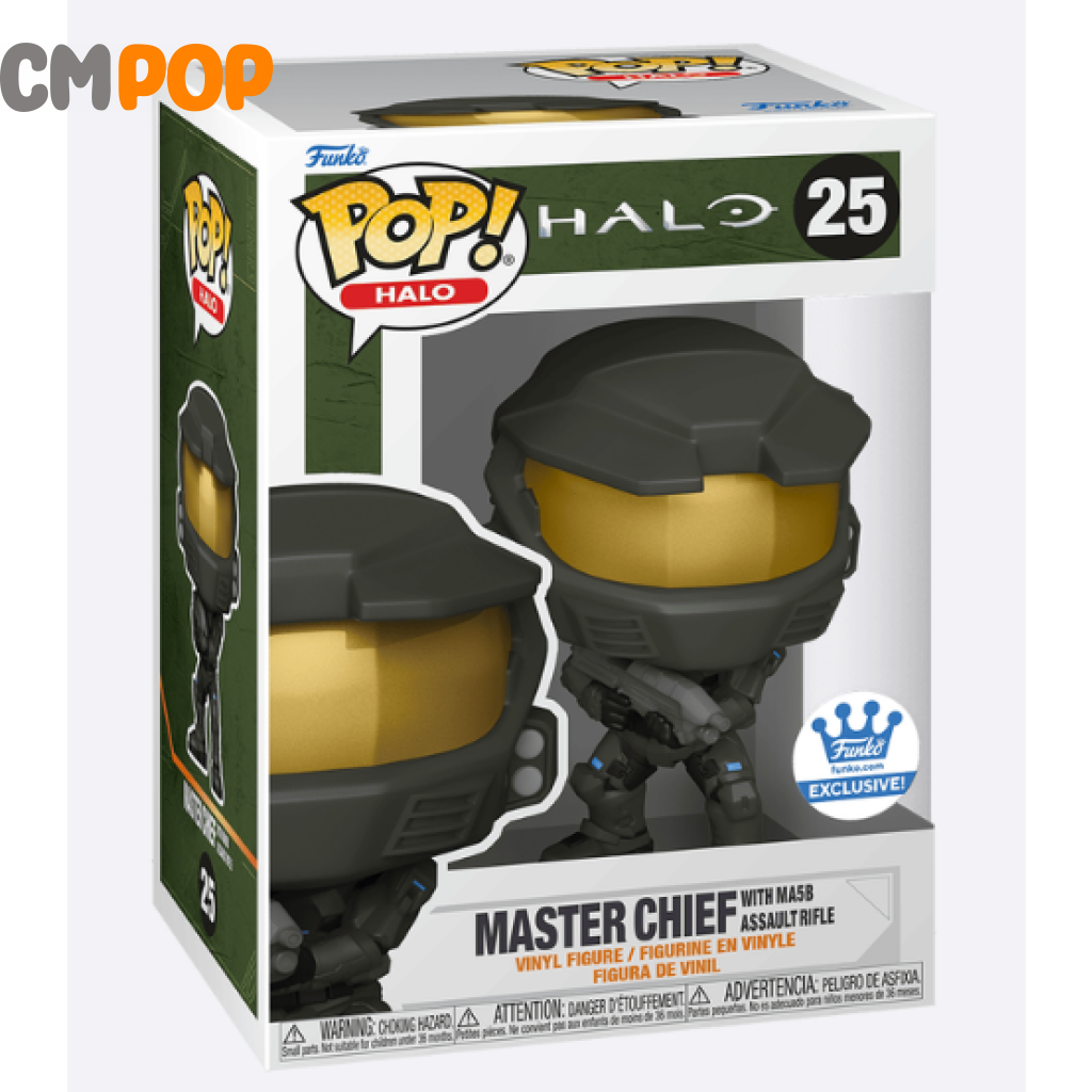 Master Chief With Ma5B Assault Rifle - #25 Funko Pop! Halo Shop Exclusive Pop