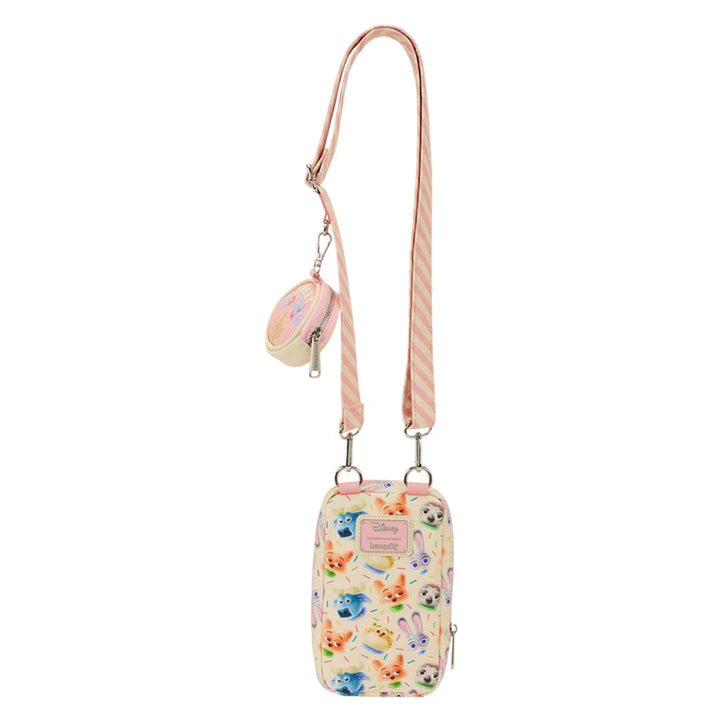 Disney Zootopia 2 Judy Hopps Cotton Candy Cosplay Cell Phone Crossbody Bag with Coin Bag- Crossbody - Loungefly