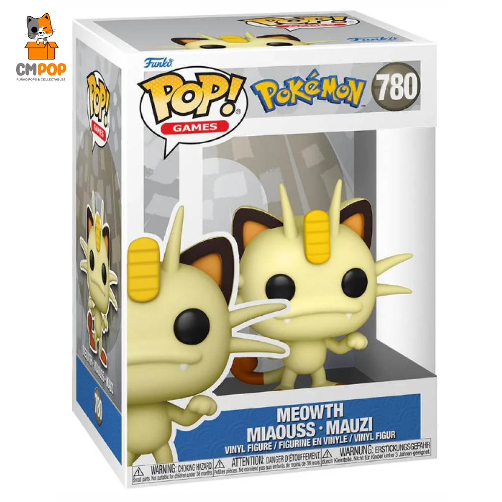 Meowth - #780- Funko Pop! Pokemon Pop