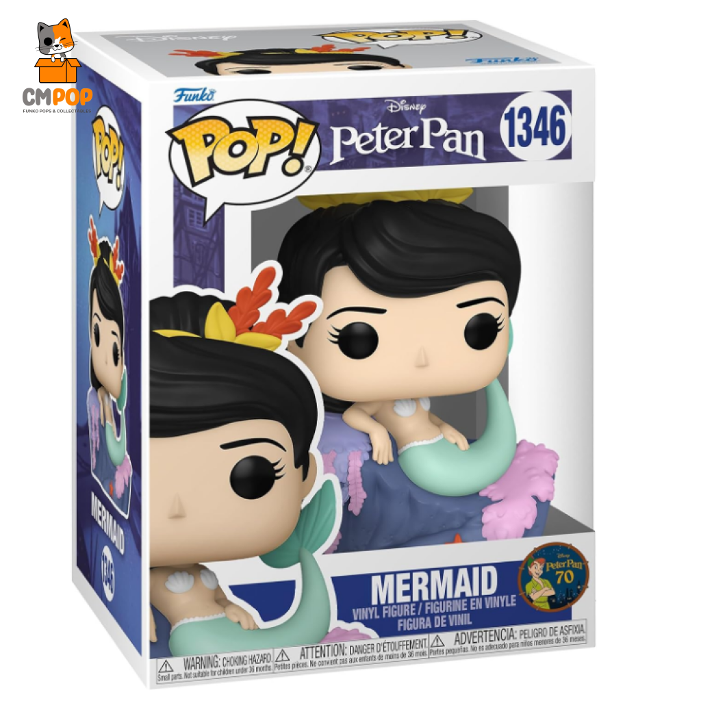Mermaid - #1346 -Funko Pop! Disney Peter Pan 70Th Funko Pop