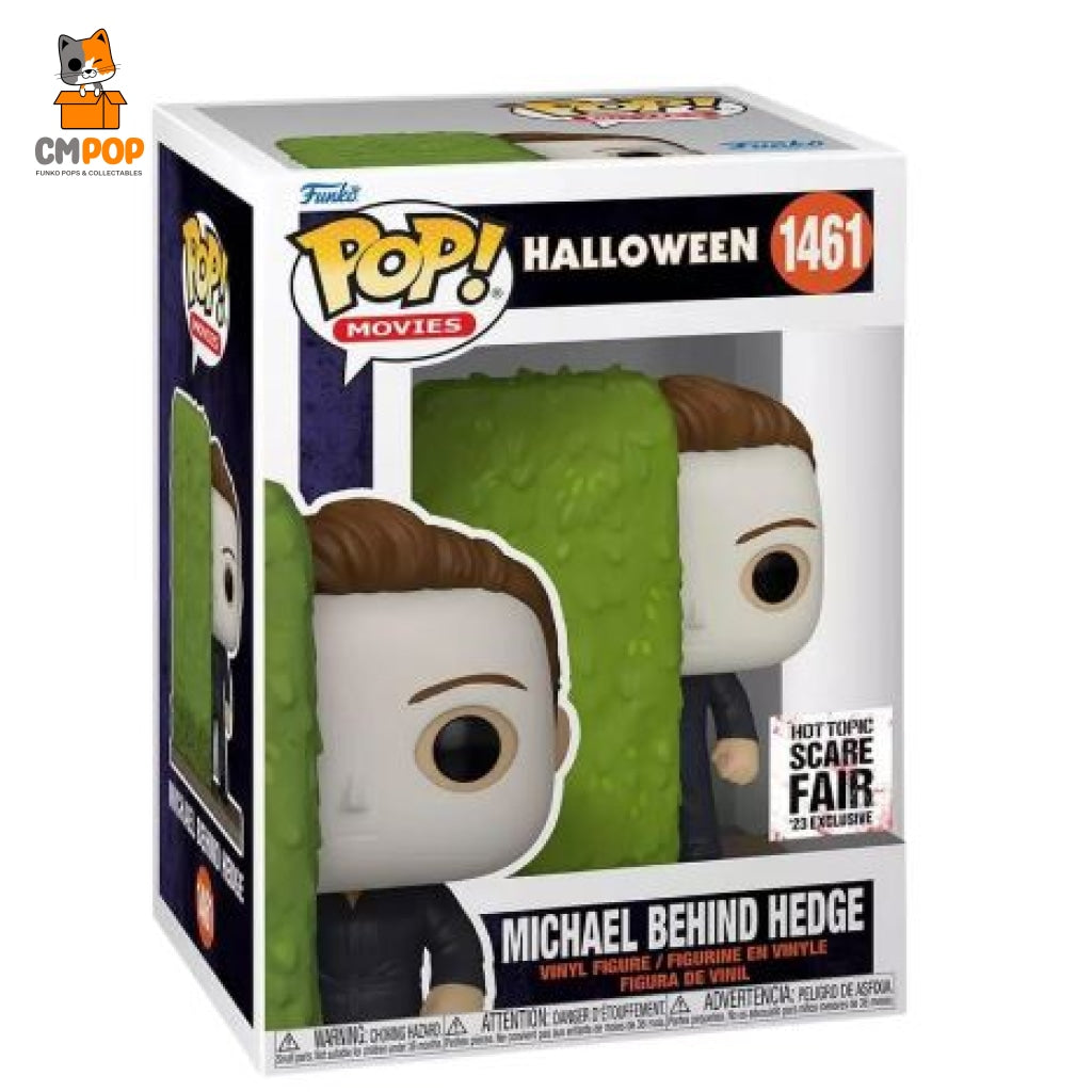Michael Behind Hedge - #1461 Funko Pop! Halloween Horror Hot Topic Scare Fair 23 Exclusive Pop