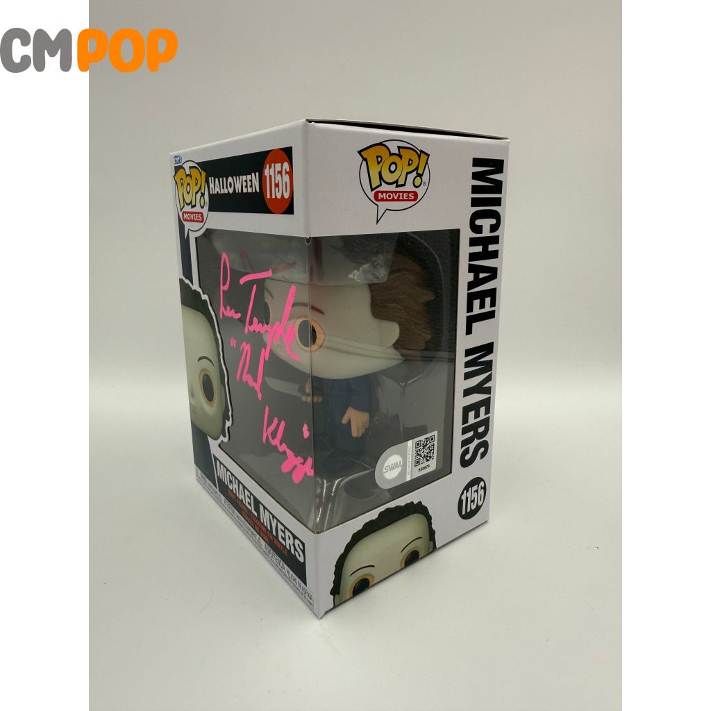 Michael Myers - #1156 - Funko Pop! - Movies - Halloween - Signed by Leu Temple- Certified Pop! Funko Pop