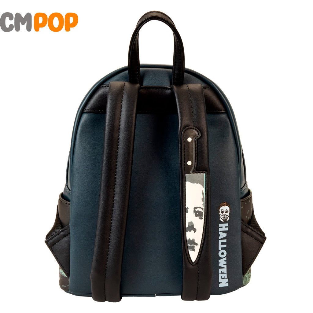 halloween ii michael myers pumpkin mini backpack LOUNGEFLY 2 ShopHippo The faux leather mini Loungefly Halloween II Michael Myers