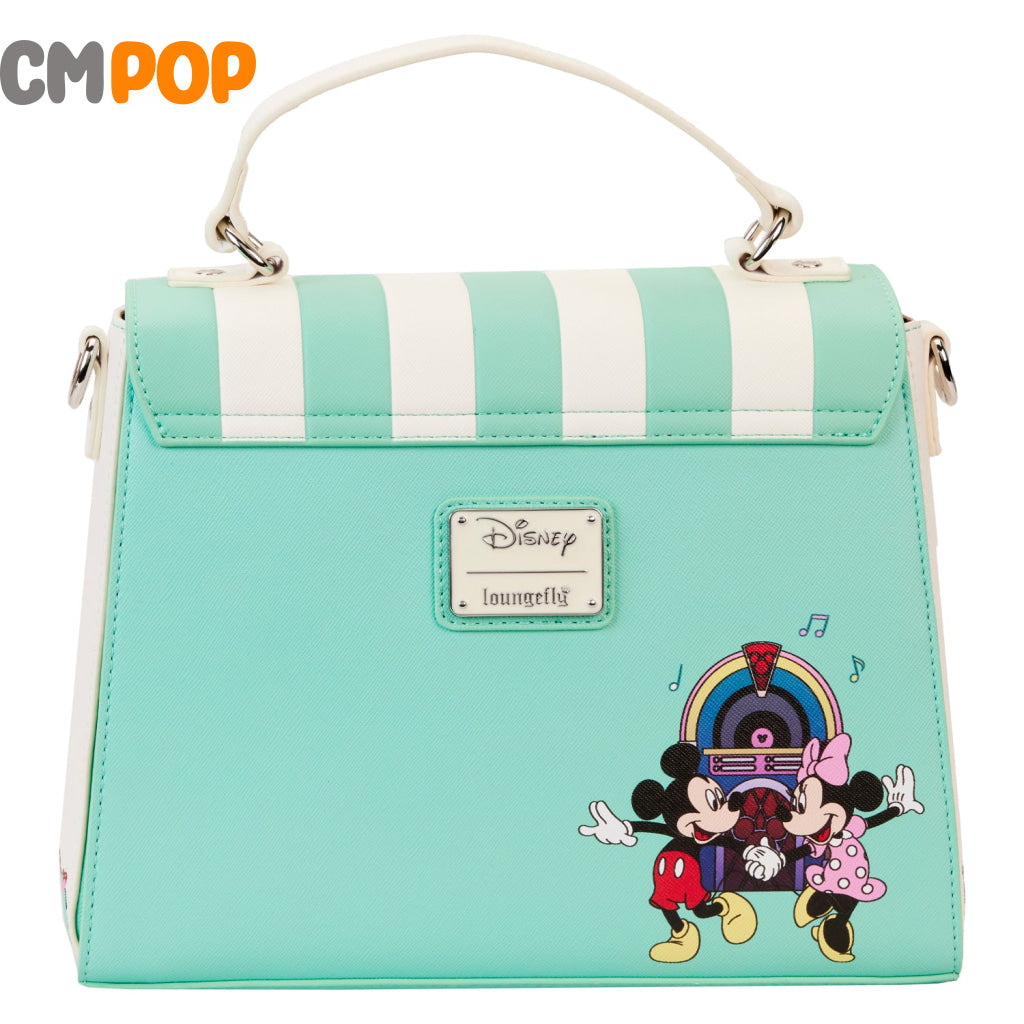 Mickey And Minnie Date Night Drive-In Diner Cross Body Bag - Disney Loungefly Backpack
