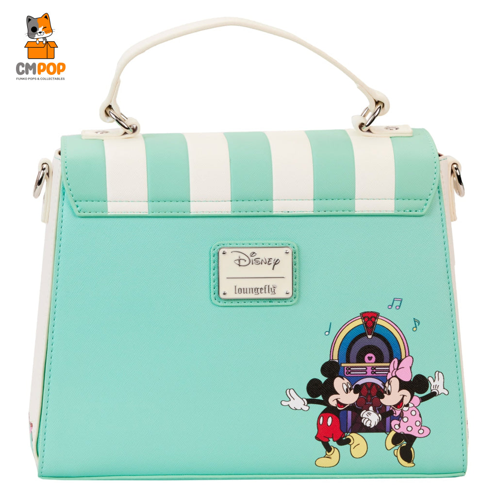 Mickey And Minnie Date Night Drive-In Diner Cross Body Bag - Disney Loungefly Backpack