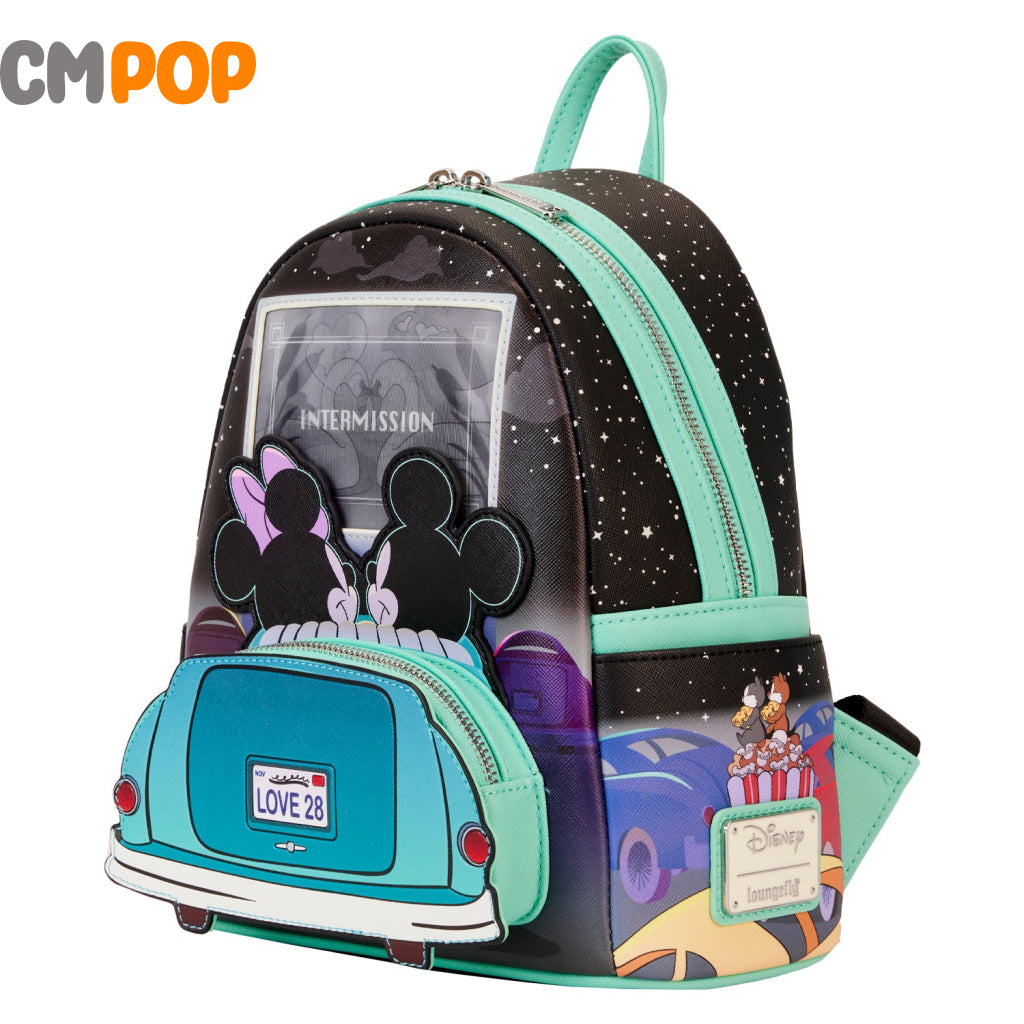 Mickey And Minnie Date Night Drive-In Diner Cross Body Bag - Disney Loungefly Backpack