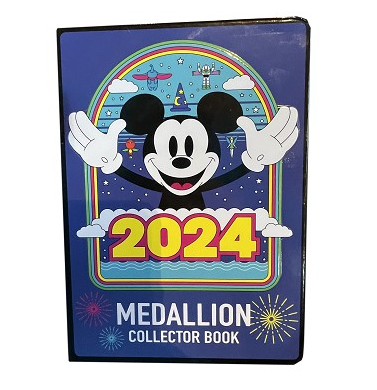 Disney Parks Mickey Mouse 2024 Medallion Collector Book Album