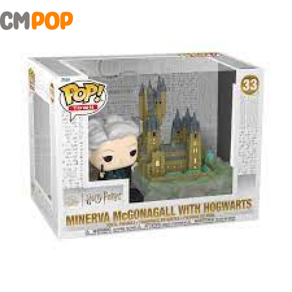 Minerva Mcgonagall With Hogwarts - #33 Funko Pop! Harry Potter Pop Town Pop