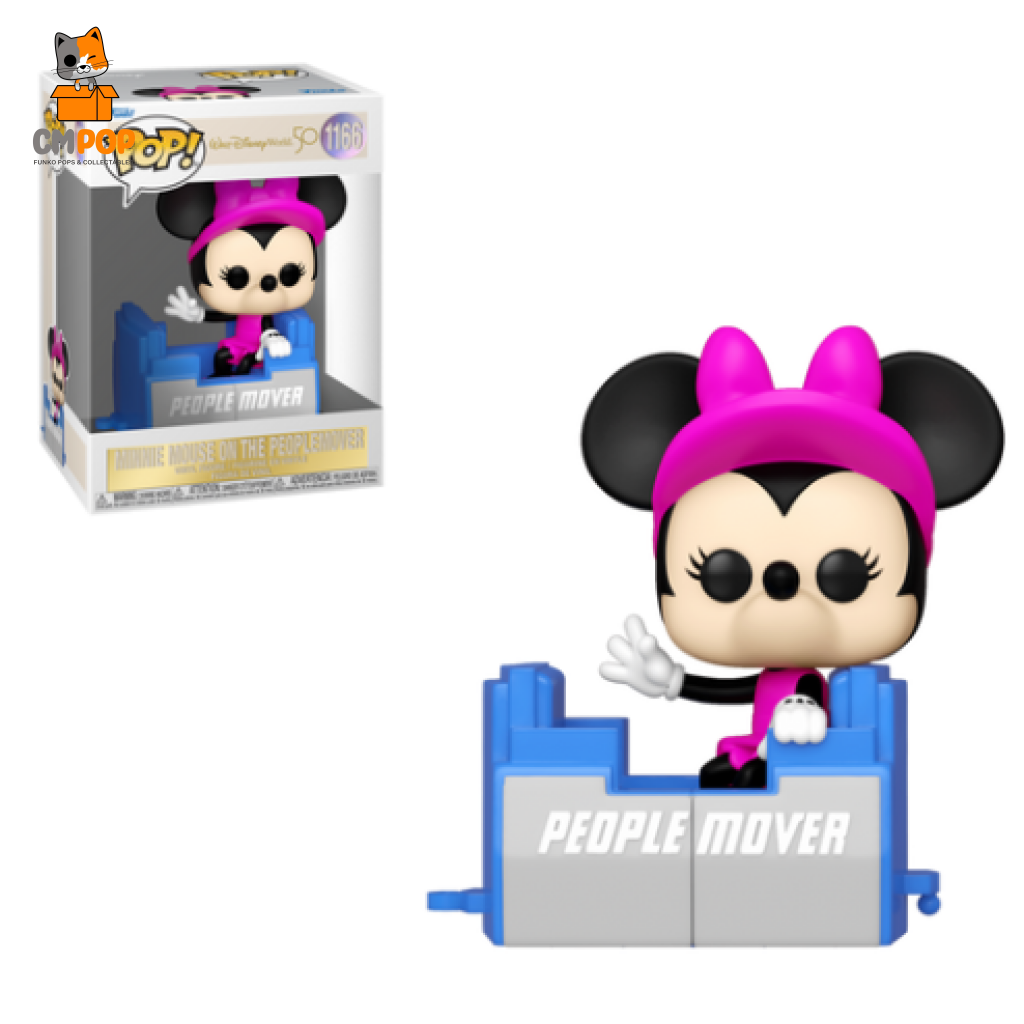 Minnie Mouse On The Peoplemover - #1166 Funko Pop! Disney 50 Pop