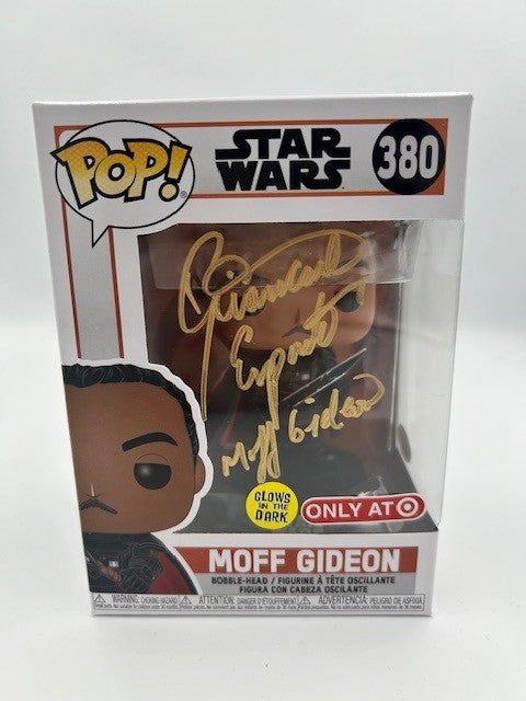 Moff Gideon - #380 - Funko Pop! - Star Wars  - Signed by Giancarlo Esposito - GITD - Target Exclusive