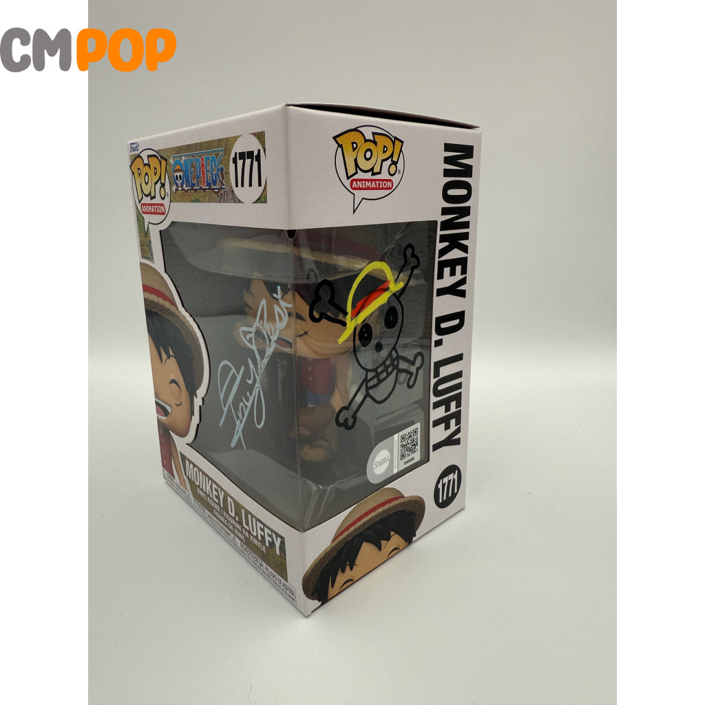 Monkey D Luffy - #1771 - Funko Pop! - Animation - One Piece - Signed by - Certified Pop! Funko Pop