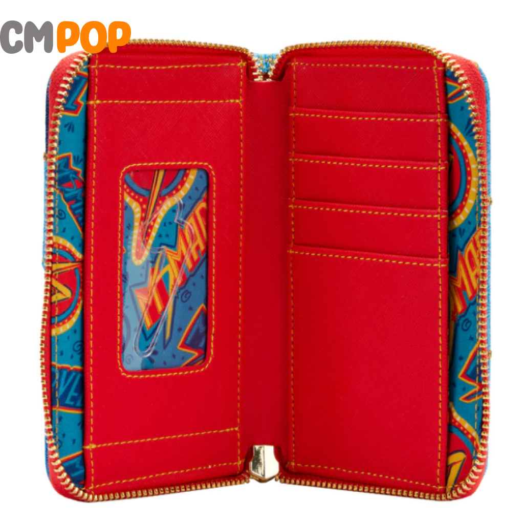 Ms Marvel Cosplay Zip Around Wallet - Loungefly