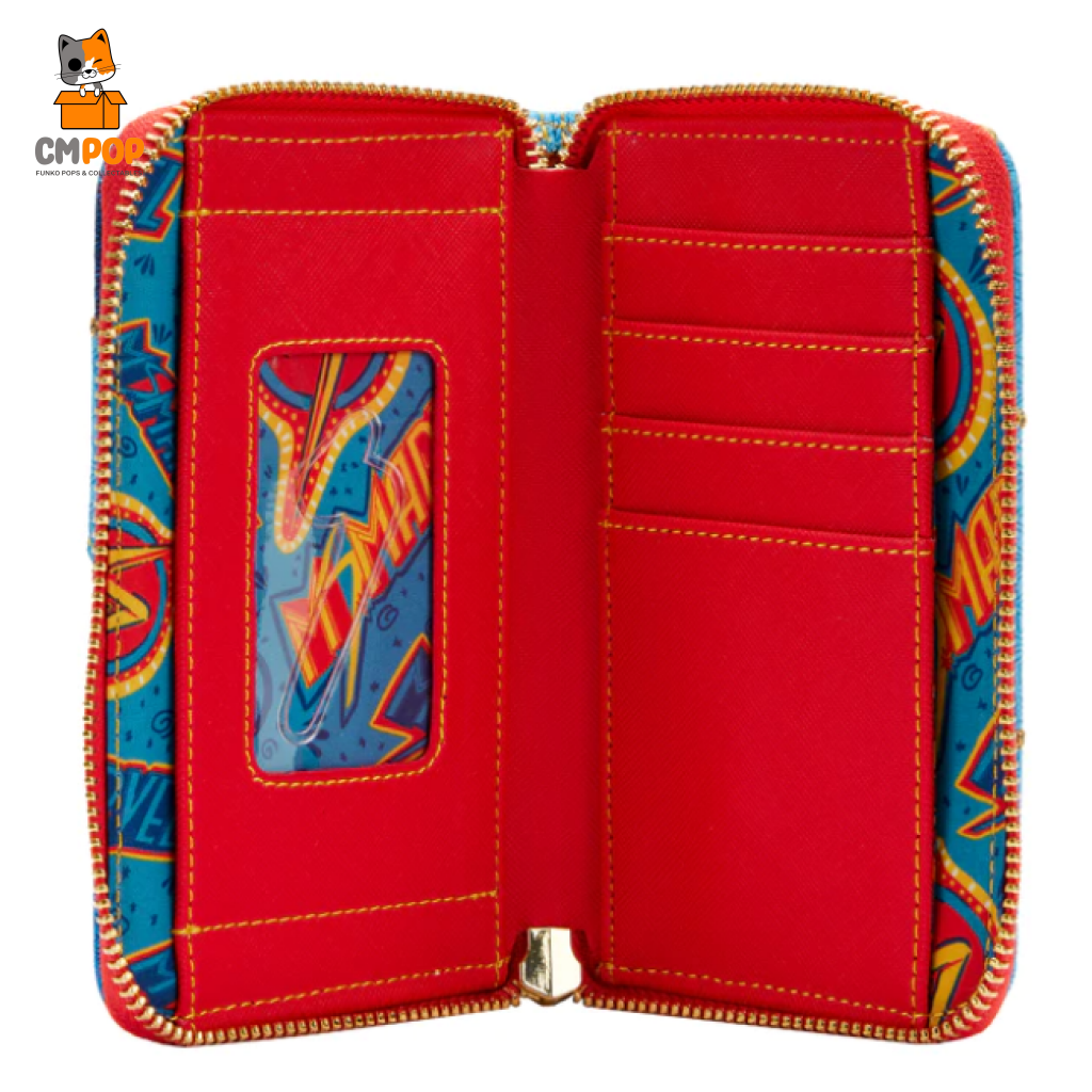 Ms Marvel Cosplay Zip Around Wallet - Loungefly