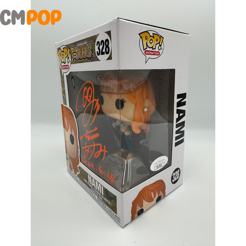 Nami - #328 - Funko Pop! - One Piece - Signed By Akemi Okamura JVA Jap