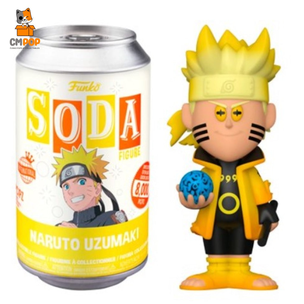 Naruto Uzumaki - Funko Vinyl Soda 8 000 Pieces Shippuden Chance Of Chase