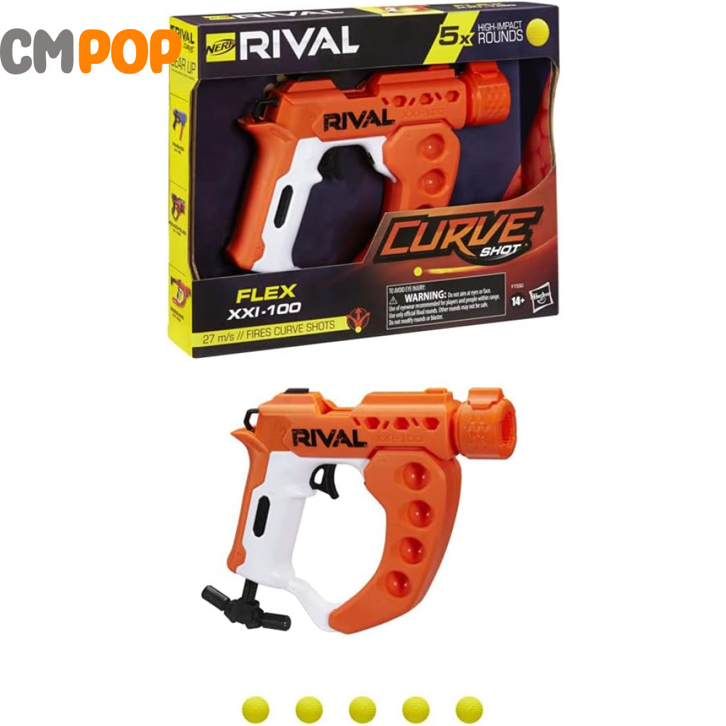 NERF Rival Curve Shot Flex XXI-100 Blaster Toys & Games