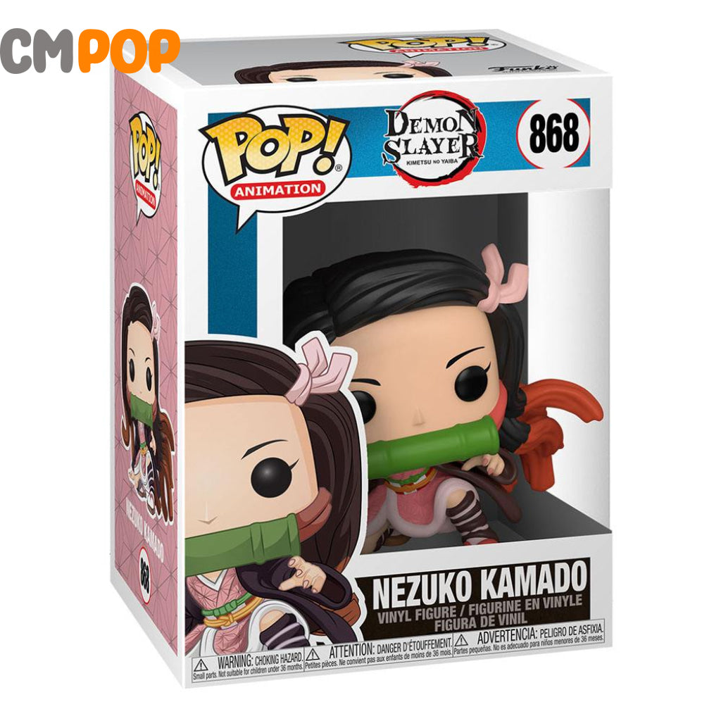 Nezuko Kamado - #868 - Funko Pop! - Demon Slayer -Toystop Collectibles Exclusive Funko Pop