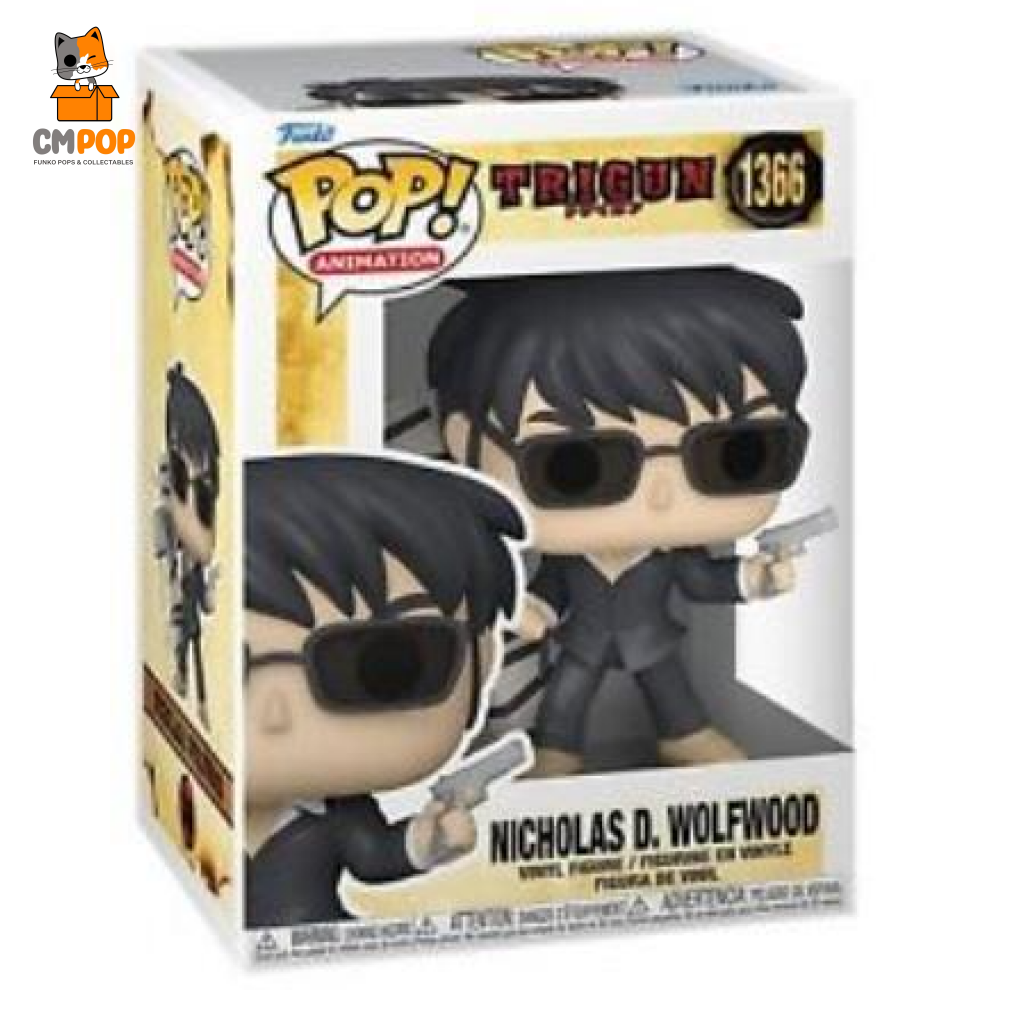 Nicolas D. Wolfwood - #1366- Funko Pop! Anime Trigun Pop