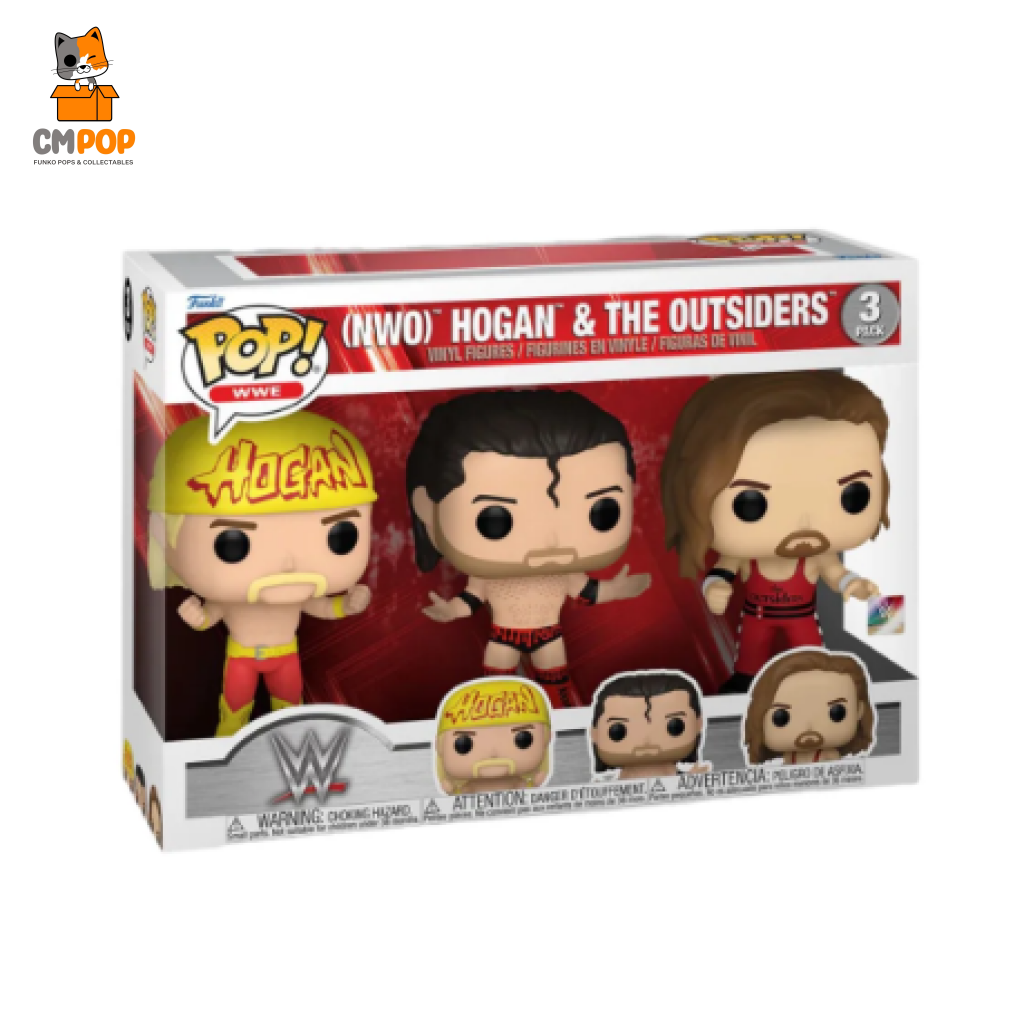 (Nwo) Hogan & The Outsiders Funko Pop! 3 Pack Wwe Pop