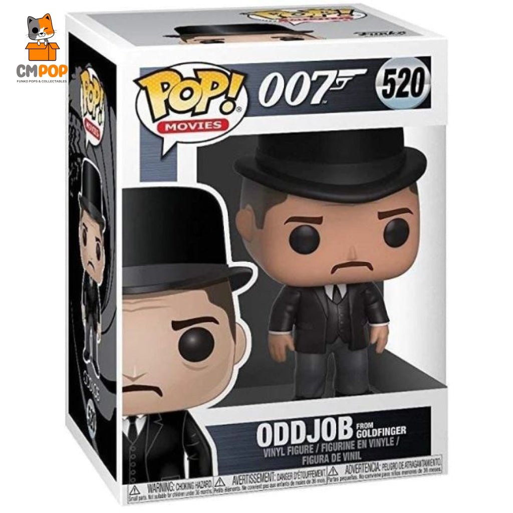 Odd Job From Goldfinger - #520 Funko Pop! 007 Movies Pop