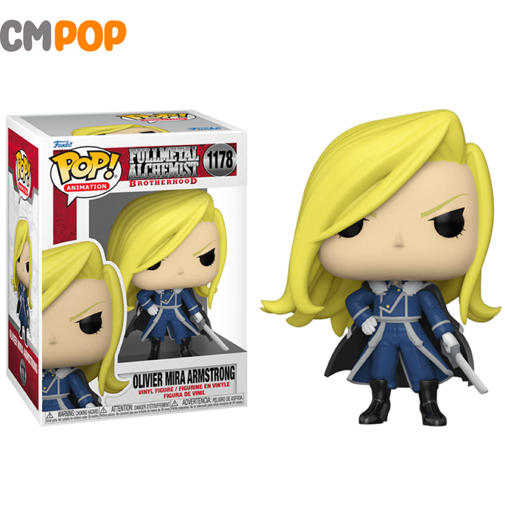 Oliver Mira Armstrong - #1178 - Funko Pop! - Animation - Fullmetal Alchemist Brotherhood Funko Pop
