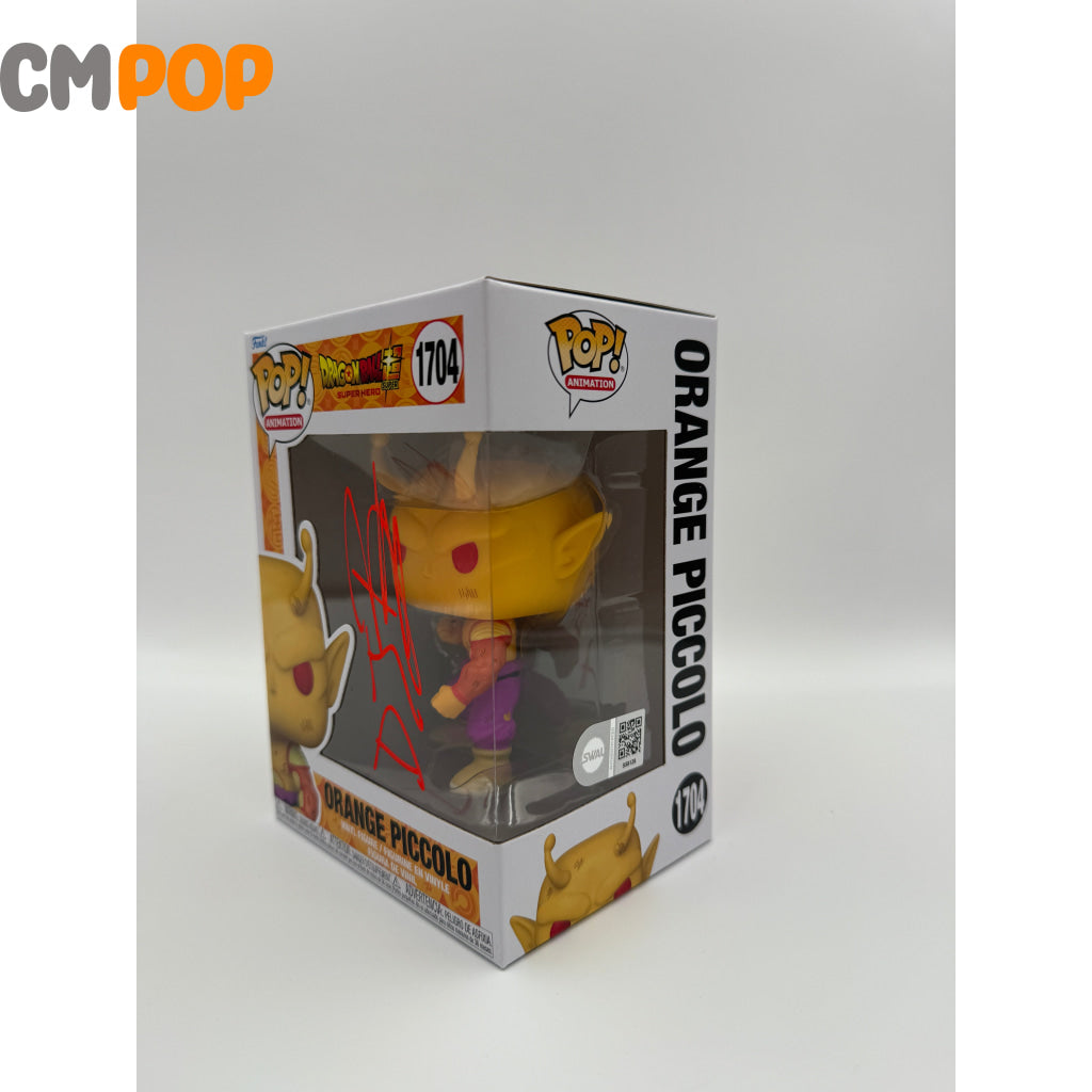 Orange Piccolo - #1704 - Funko Pop! - Animation - Dragon Ball Super Hero - Signed by - Certified Pop! Funko Pop