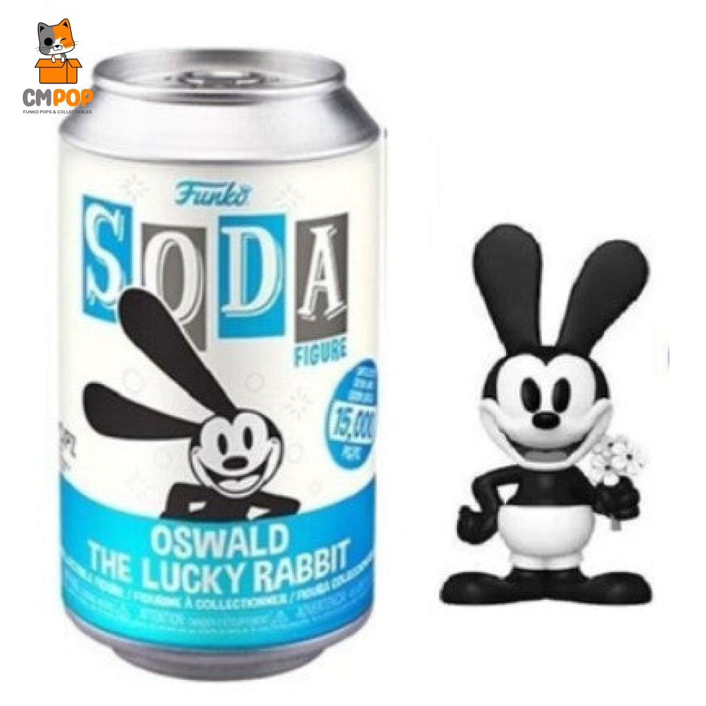 Oswald The Lucky Rabbit - Funko Vinyl Soda 15 000 Pieces Disney Chance Of Chase