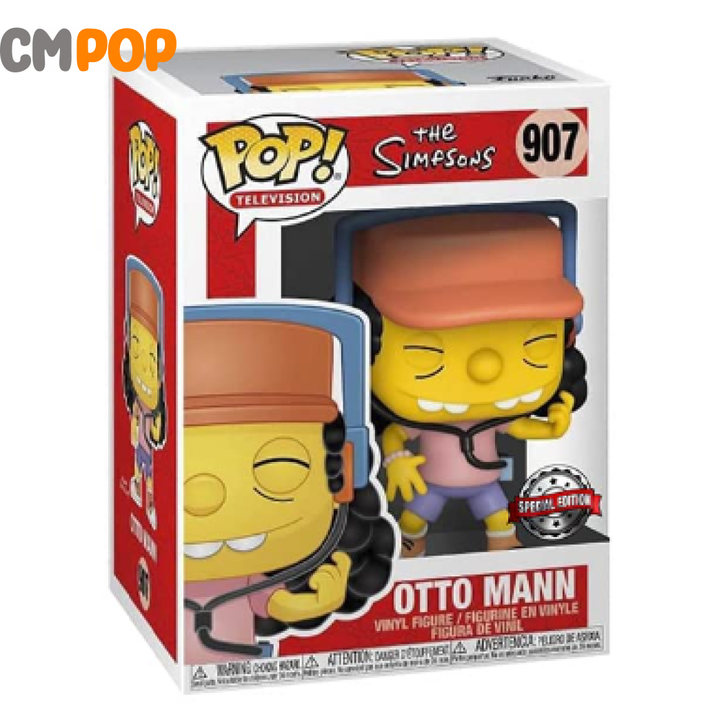 Otto Man - #907 Funko Pop! The Simpsons Special Edition Exclusive Pop