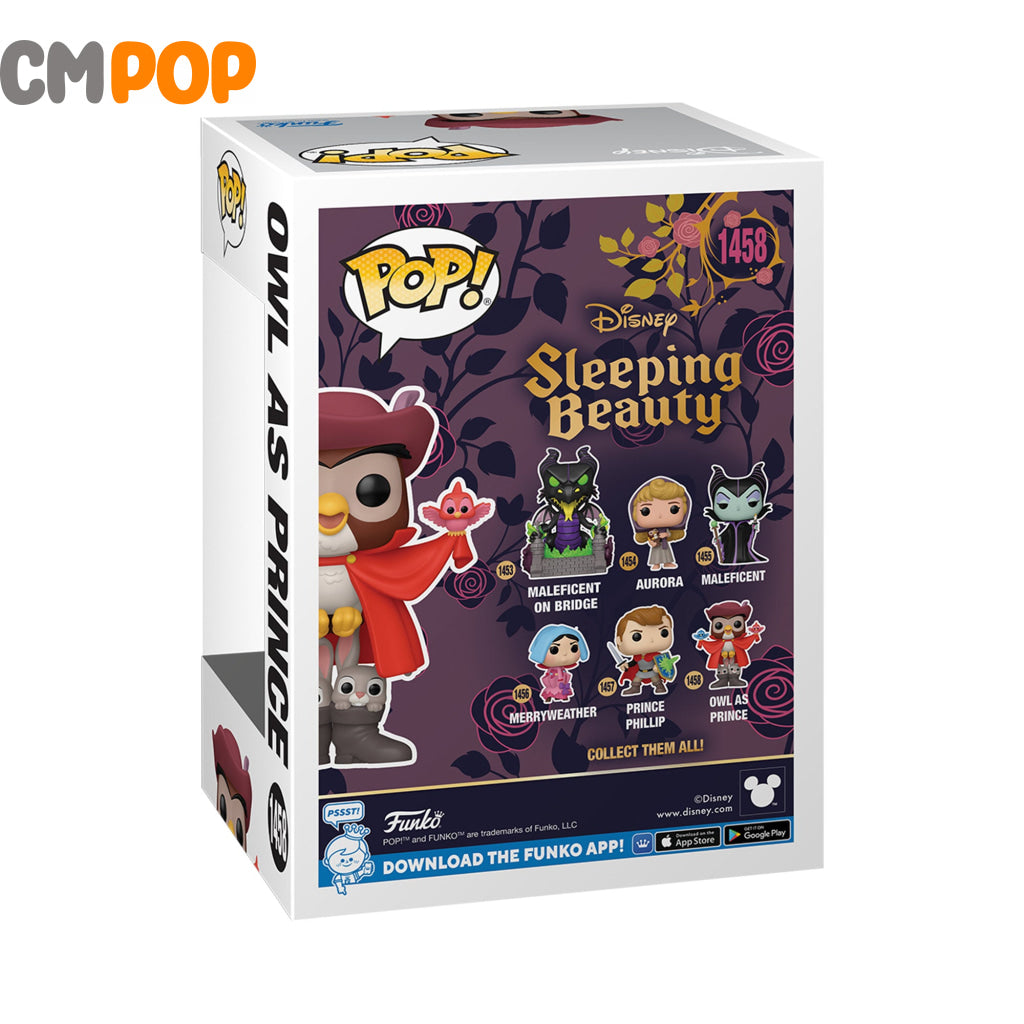 Owl As Prince - 65Th Anniversary #1458 - Funko Pop! Sleeping Beauty Disney Pop