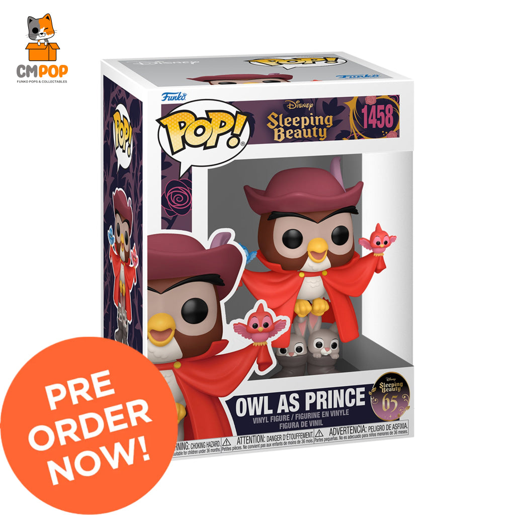 Owl As Prince - 65Th Anniversary #1458 - Funko Pop! Sleeping Beauty Disney Pop