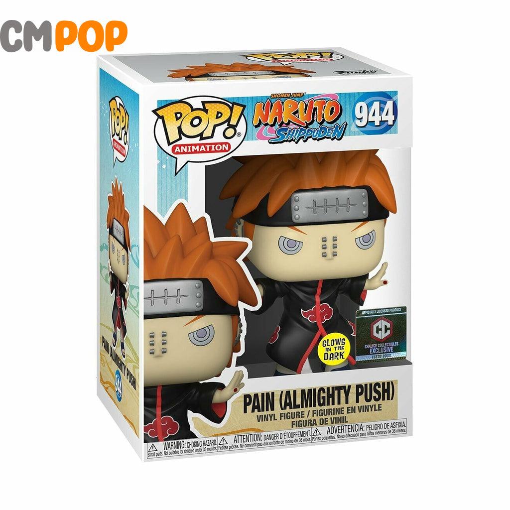 Pain (Almighty Push) - #944 - Funko Pop! - Animation - Naruto Shippuden - GITD - Chalice Collectables Exclusive Funko