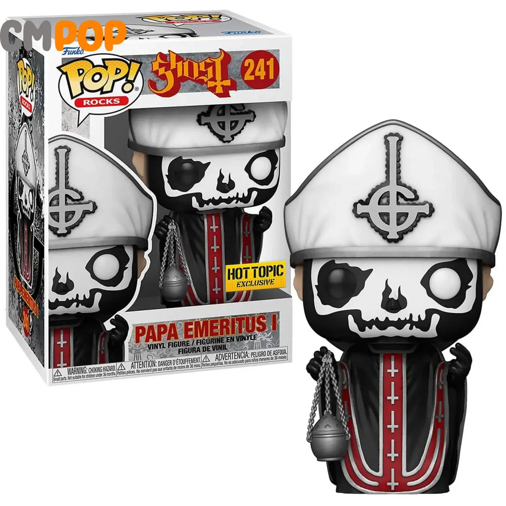Papa Emeritud 1 - #241 - Funko Pop! - Rocks -Ghost - Hot Topic Exclusive Funko Pop