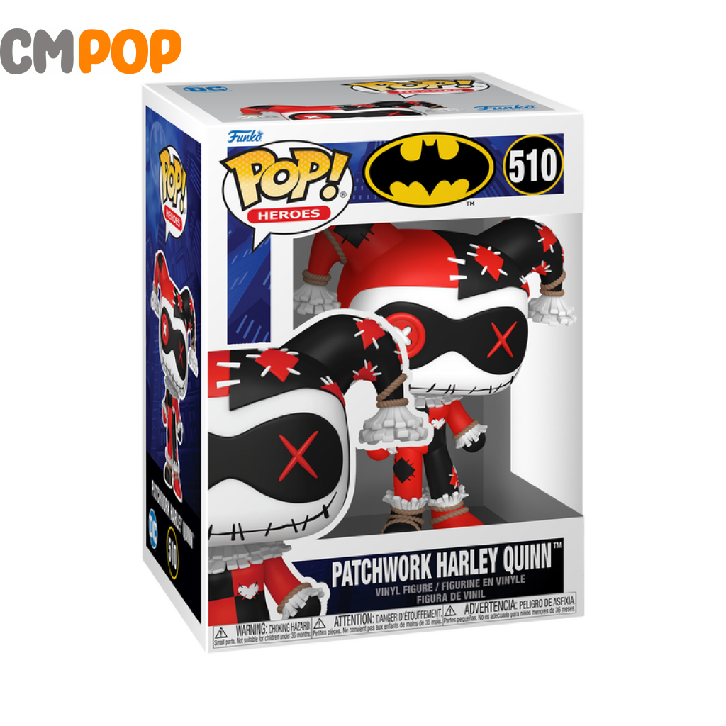 Patchwork Harley Quinn - #510 Funko Pop Heroes- Batman
