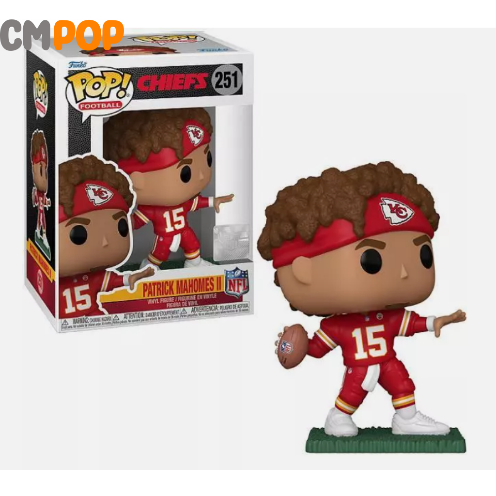 Patrick Mahomes Ii (2023) - #251 Funko Pop! Nfl Chiefs Football Pop