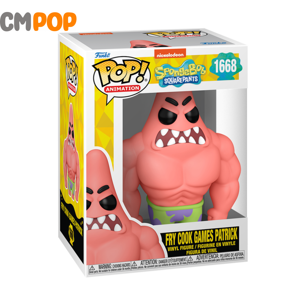 Patrick With Muscles - #1668 Funko Pop! Spongebob Squarepants Misc