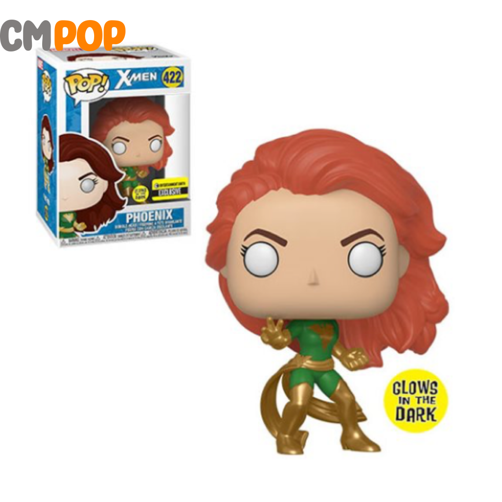 Phoenix - #422 Funko Pop! -X-Men Glow In The Dark Entertainment Earth Exclusive Pop
