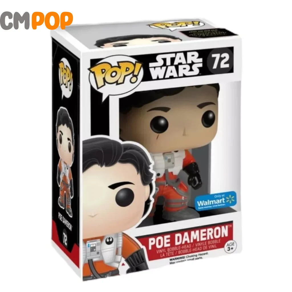 Poe Dameron - #72 Funko Pop! Star Wars Walmart Exclusive Pop