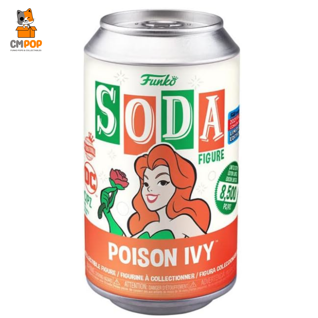 Poison Ivy - Funko Vinyl Soda 8 500 Pieces Dc Chance Of Chase