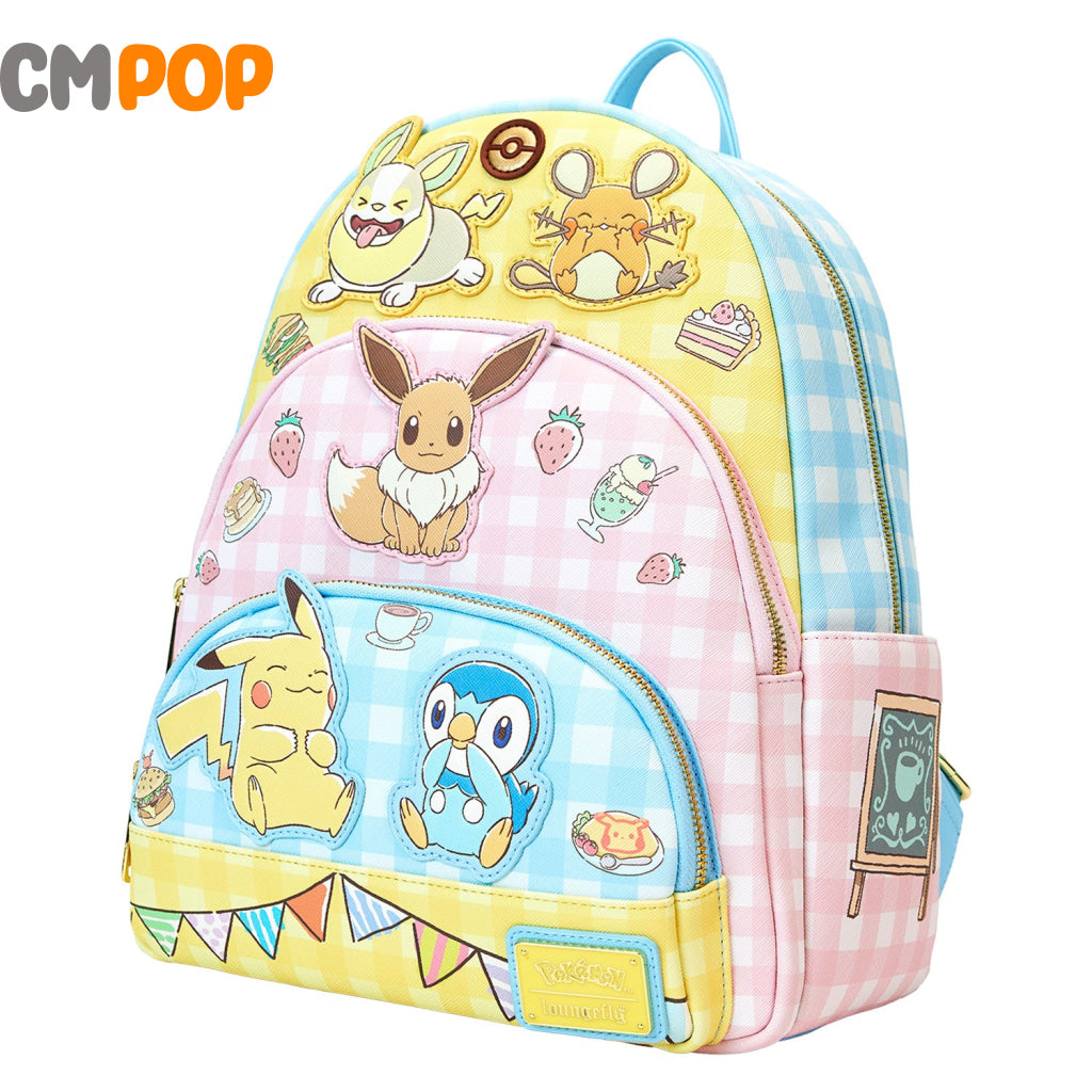Pokémon Café Triple Pocket Backpack - Loungefly