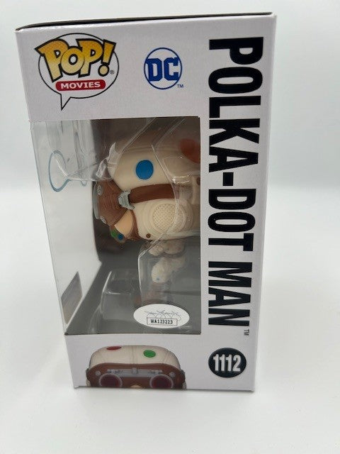 Polka-Dot Man - #1112  - Funko Pop! - Animation  - Suicide Squad - Signed By  David Dastmalchian -7BAP 2022 Wonercon Exclusive